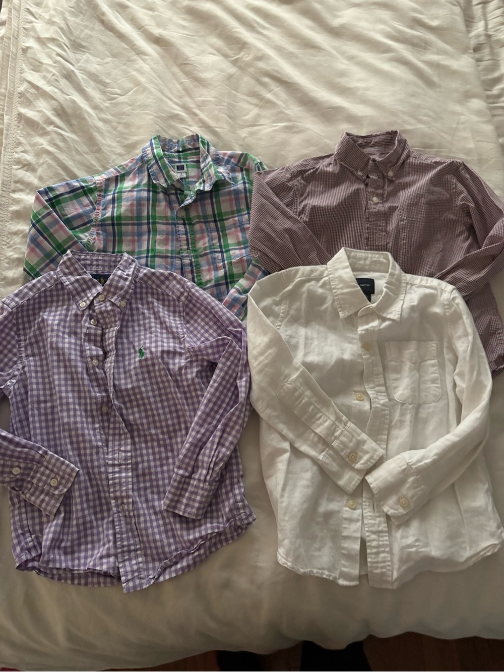 Janie and Jack  Boys Button Down Shirt Bundle Size 5